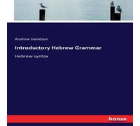 Andrew Davidson Introductory Hebrew Grammar:Hebrew syntax Paperback Book Andrew Davidson Multicolor