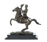 Andrew Jackson on Horseback Bronze Statue - Historical Military Art Sculpture, Ideal for History Buffs and Collectors