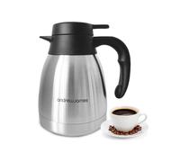 Andrew James 1L Vacuum Thermal Jug in Silver Andrew James Silver
