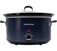 Andrew James 8L Slow Cooker - Roast-to-Rest - Extra Large Family Slow Cooker with Ceramic Pot, Easy-Clean Design, 3 Heat Settings & Glass Lid - Ideal for Roasts, Soups & Party Meals