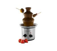 Andrew James Chocolate Fountain with 8 Skewers | 3 Tiers Fondue Set with Extra Deep Drip Tray | Electric Fondue Set Great for Parties and Entertaining | 1 L Capacity Chocolate Fountains