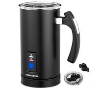 Andrew James Electric Milk Frother 5 in 1 - Electric Milk Steamer, Coffee Frother, Hot Chocolate Maker, Velvetiser Heater Jug, 300ml 500W Non-Stick, Simple One-Touch Operation