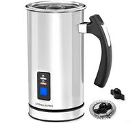 Andrew James Electric Milk Frother 5 in 1 - Electric Milk Steamer, Coffee Frother, Hot Chocolate Maker, Velvetiser Heater Jug, 300ml 500W Non-Stick, Simple One-Touch Operation