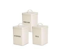 Andrew James Vintage Canisters in Cream Andrew James Cream