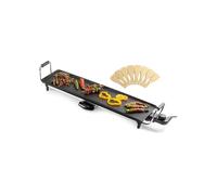Andrew James XL Teppanyaki Grill with 2 Egg Rings in Black Andrew James Black