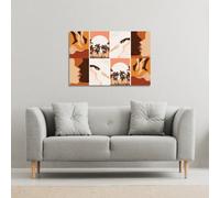 Andrew Lee Abstract & Floral Collages, Landscape Scenes (Canvas Print) / 127 X 101 X 4Cm