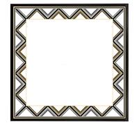 Andrew Lee Art Deco Patterned Border (Picutre Frame) / 24X24" / Oak