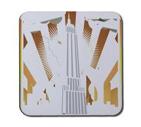 Andrew Lee Art Deco Skyscraper (Coaster) / Default Title
