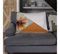 Andrew Lee Autumn Geometric Shapes And Flowers (Blanket) / Default Title