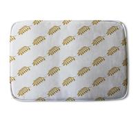 Andrew Lee Bathmat - Gold Leaf Pattern (Bath Mats) / Default Title