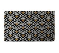 Andrew Lee Black & Gold Shells Geometric (Kitchen Towel) / Default Title