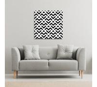 Andrew Lee Black & White Geometric (Canvas Print) / 101 X 101 X 4Cm