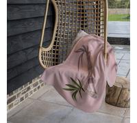 Andrew Lee Botanical Leaf On Pink (Blanket) / Default Title