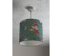 Andrew Lee Bright Flower On Green (Ceiling & Lamp Shade) / 45Cm X 26Cm / Lamp Shade