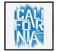 Andrew Lee California Venice Beach (Picutre Frame) / 12X12" / White