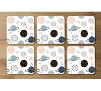 Andrew Lee Child Hand Drawn Space Elements (Coaster) / Default Title