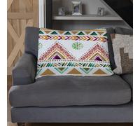 Andrew Lee Colorful Striped Gold Style Triangles (Blanket) / Default Title
