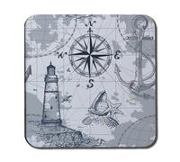 Andrew Lee Compass & Map (Coaster) / Default Title