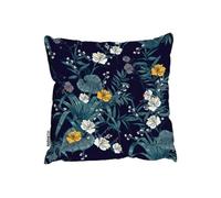 Andrew Lee Cushions - Artistic Dark Tropical Pattern With Exotic Forest (Cushion) / 45Cm X 45Cm
