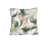 Andrew Lee Cushions - Imprints Peacock Feathers (Cushion) / 45Cm X 45Cm