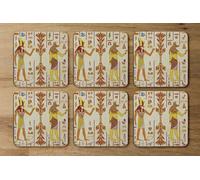 Andrew Lee Egyptian Gods & Ancient Egyptian Hieroglyphs (Coaster) / Default Title