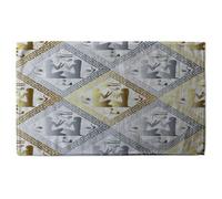 Andrew Lee Egyptian Hieroglyphs In Gold & Silver (Kitchen Towel) / Default Title
