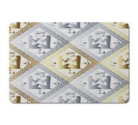 Andrew Lee Egyptian Hieroglyphs In Gold & Silver (Placemat) / Default Title