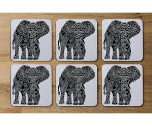 Andrew Lee Elephant Silhouette (Coaster) / Default Title