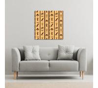 Andrew Lee Eye Of Horus, Pharaoh, Flowers, Pyramid, Bird, Ankh (Canvas Print) / 127 X 127 X 4Cm