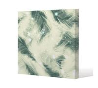 Andrew Lee Feathers Fantastic Birds With Decorative Ornaments (Canvas Print) / 101 X 101 X 4Cm