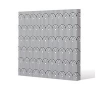 Andrew Lee Geometric Curves (Canvas Print) / 114 X 114 X 4Cm