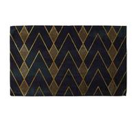 Andrew Lee Gold Geometreic Lines (Bath Towel) / Default Title