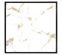 Andrew Lee Gold Marble (Picutre Frame) / 24X24" / White