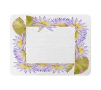 Andrew Lee Gold & Purple Flowers (Blanket) / Default Title