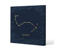 Andrew Lee Gold Scorpio (Canvas) / 77 X 77 X 4Cm