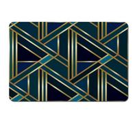 Andrew Lee Gold & Teal Geometric Pattern (Placemat) / Default Title