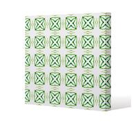 Andrew Lee Green Extraordinary Boho Chic Summer Design (Canvas Print) / 77 X 77 X 4Cm