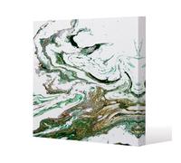 Andrew Lee Green & Gold Marble (Canvas Print) / 101 X 101 X 4Cm