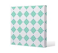 Andrew Lee Green Uncommon Boho Chic Summer Design (Canvas Print) / 101 X 101 X 4Cm