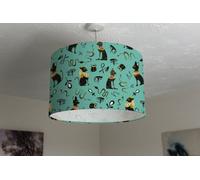 Andrew Lee Hand Painting Abstract, Ancient Egypt & Horus Eye Signs (Ceiling & Lamp Shade) / 45Cm X 26Cm / Lamp Shade