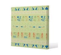 Andrew Lee Hieroglyphic Egyptian Language Symbols (Canvas Print) / 127 X 127 X 4Cm