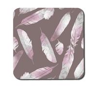 Andrew Lee Imprints Bird Feathers (Coaster) / Default Title
