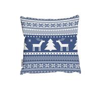 Andrew Lee Knitted Ornamental Pattern (Outdoor Cushion) / 45Cm X 45Cm