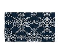 Andrew Lee Knitted Pattern Of White Snowflakes (Kitchen Towel) / Default Title