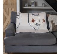 Andrew Lee Line Art Illustration With Mystical And Celestial Elements Like Stars, Moon, Sun And Planets (Blanket) / Default Title