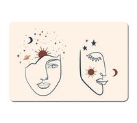 Andrew Lee Line Art Illustration With Mystical And Celestial Elements Like Stars, Moon, Sun And Planets (Placemat) / Default Title