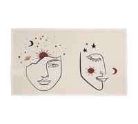 Andrew Lee Line Art Illustration With Mystical And Celestial Elements Like Stars, Moon, Sun And Planets (Kitchen Towel) / Default Title