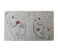 Andrew Lee Line Art Illustration With Mystical And Celestial Elements Like Stars, Moon, Sun And Planets (Bath Towel) / Default Title