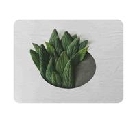 Andrew Lee Minimal Green Leaves Blanket / Default Title
