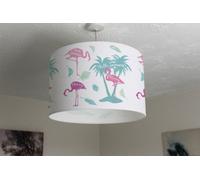 Andrew Lee Palm & Flamingo (Ceiling & Lamp Shade) / 45Cm X 26Cm / Lamp Shade